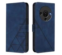 Phone Case for ZTE Blade A76 5G Leather Wallet Cover with Magnetic Closure Card Slot Stand Flip Cover Shockproof Protective Case for ZTE Blade A76 5G, Blue