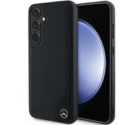 Phone Case Galaxy S24 Mercedes Genuine Leather MagSafe Compatible Black Logo