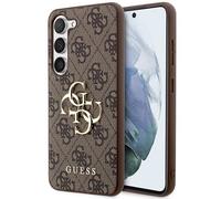 Phone Case Galaxy S24 Plus Guess Brown Big Logo Gold