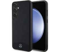 Phone Case Galaxy S24 Plus Mercedes Genuine Leather Textured MagSafe Black
