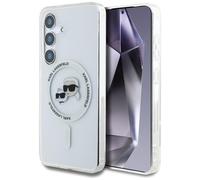 Phone Case Galaxy S25 Plus Karl Lagerfeld Plastic Transparent Magsafe Logo