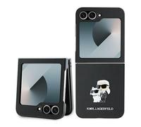Phone Case Galaxy Z Flip 6 Karl Lagerfeld Plastic Black Figures Metal