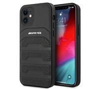 Phone Case iPhone 12 Mini Mercedes AMG Cover Hardcase Leather Black