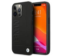 Phone Case iPhone 13 Pro Max BMW Hardcase Cover Genuine Leather Black