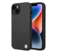 Phone Case iPhone 14 BMW MagSafe Compatible Genuine Leather Black