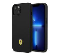 Phone Case iPhone 14 Plus Ferrari MagSafe Compatible Silicone Black