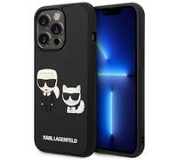 Phone Case IPHONE 14 Pro Karl Lagerfeld Plastic Black Cat And Karl