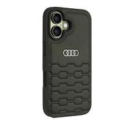 Audi Synthetic Leather Hardcase for iPhone 16 6.1" Black - AU-TPUPCIP16-GT/D2-BK