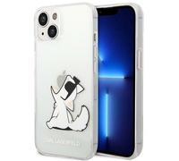 Phone Case Karl Lagerfeld iPhone 14 Plus Hardcase Cat Choupette Transparent