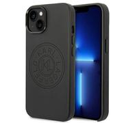 Phone Case Karl Lagerfeld iPhone 14 Plus Hardcase Perforated Faux Leather Black