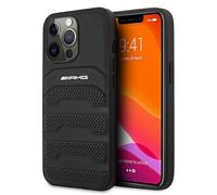 Phone Case Mercedes AMG iPhone 13 Pro Hardcase Genuine Leather Black