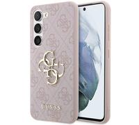 Phone Case Pink Case Galaxy S23 Guess Logo Golden