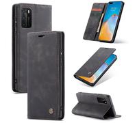Phone Case Protection Case For Huawei P40 Flip Cover Bag Pouches Bumper Black