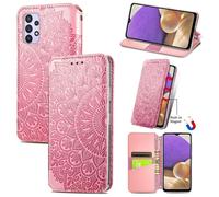 Phone Case Protection Case For Samsung Galaxy A32 5G Flip Cover Bag Pouches Pink