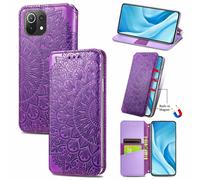 Phone Case Protection Case For Xiaomi Mi 11 Lite Flip Cover Bag Pouch Purple
