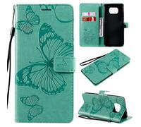 Phone Case Protection Case For Xiaomi Poco X3 Flip Cover Bag Pouch Bumper Green