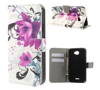 Protective Case Phone Bag (Flip Horizontal) For Phone Wiko Barry Flower Design