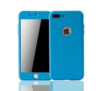 Phone Case Protection For Apple iPhone 8 Plus Full Cover Screen Protection Blue