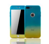 Phone Case Protection For Apple iPhone 8 Plus Full Cover Screen Protector Yellow