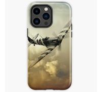 Phone Case Spitfire Passing Through The Storm for iPhone Samsung 14 13 12 11 Plus Pro Max Galaxy S23 S22 Ultra Note 20 10