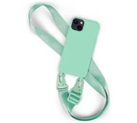 Phone Case with Strap for Apple iPhone 13 Phone Chain Silicone Wrap Around Case