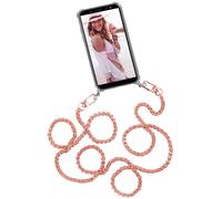 Phone Chain For Nokia 5 Case with Metal Band Silicone Crossbody Phone Pouch