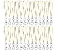 Phone Charms Strap Gold Replacement Keychains String with Lobster Clasp Lanyard Accessories for Phone Keychains DIY Jewelry Making