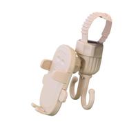 Phone Clamp For Stroller - Stroller Mobile Phone Mount | 2-in-1 Cup & Mobile Holder | 360° Rotating Clamp For Strollers, Bikes, Wheelchairs, walkrs | Hands-fre Smartphone Stand For Parents On-The-
