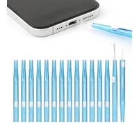 Phone Cleaning Kit, 15pcs Anti-Clogging Bristles & Hook Charging Port Cleaning Brush Double-Sided Dust Remover for Mobile Phone Earbud Speaker Receiver Headphone