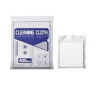 Phone Cleaning Wipes 400 Count - Water Oil Absorbent Streak-Free Cloth, Uni | Screen Glass Lens Towel Bulk - Dust Removal Wipe Sheet for Camera Monitor | Smooth Microfiber Paper Fiber, Large Box Pack