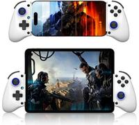 Phone Controller for iPhone, iPad, Android Phone, Tablet, PC, Switch 2, Mobile Game Controller with Hall Trigger, Turbo, Programming, Vibration, Wireless Handheld Gamepad Play Streaming, Cloud Gaming