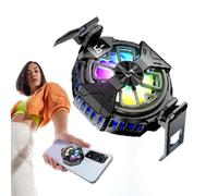 Phone Cooler: Aluminum Alloy + ABS, Cell Phone Radiator Fast Cooling | Phone Cooling Fan with Magnetic Accessory, Device Refrigerator