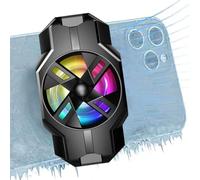 Phone Cooler Fan, Phone Cooler, LED Cell Phone Radiator Semiconductor Technology, Smartphone Supplies, Low Noise, Accessories [video game]