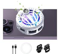 Phone Cooler for Game Magnetic Heat Dissipation Attachment | Clamp-On Mobile Phone Cooling Pad for Video Broadcasting Playing Games Music Listening Boys Girls Students Teens Adults