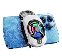Phone Cooler for Games, Adjustable Phone Holder with Semiconductor Cooling, Low Noise Level Mobile Accessories, Cooling Solutions for Live Streaming and Outdoor Vlog
