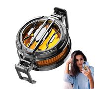 Phone Cooler - Magnetic Phone Cooler | Phones Cooling Pad | Low Noise Cx07 Magnetic Back Clip | Intelligent Rapid Cooling | Portable Smartphones Radiator For Game Video Calls Vlog Live Broadcasti