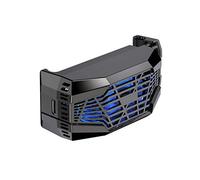 Phone Cooler, USB Mobile Phone Cooling Fan With Gamepad Holder Stand Black
