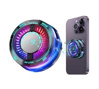Phone Cooling Case | Semiconductor Fan for Smartphone,Silent Accessories with LED Display for Phone in Travel Streaming Outdoor Games