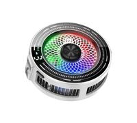 Phone Cooling Fan - 3 Levels Temperature Control Mobile Cooler | Magnetic & Clip On Mount, Semiconductor Smart Radiator With LED Screen Low Noise For Streaming Car