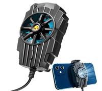 Phone Cooling Fan Ultra-Quiet, Lightweight, Compact, Semiconductor Cooling | Mobile Phone Heat Sink for Mobile Games, Live Streaming, Outdoor Excursions, Long Trips, Daily Commute, Office Work