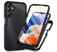 Phone Cover Bundles Full Protection Case Compatible with Samsung Galaxy A15 5G Hard PC+Soft Silicone TPU 3in1 Shockproof Protective Phone Cover with Built-in Touch Sensitive Anti-Scratch Screen Protec