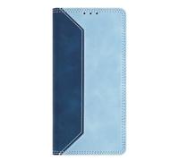 Phone Cover for Redmi Note 12 Turbo 5G Case with Card Holder,PU Leather Wallet Flip Cover TPU Shockproof Anti-Dust Stand Function Simple Bookstyle Magnet Case for Redmi Note 12 Turbo 5G,Dark Blue/Blue