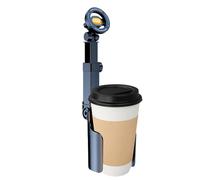 Phone Cup Holder - 2-in-1 360 Rotating Magnetic Mount, Non-Slip Cup Phone Holder for Car, Universal Extendable Base Stabilization, Hands-Free GPS Navigation Stand, Automotive Interior Accessory