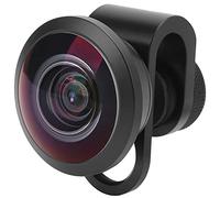 Phone External Fisheye Lens, High Definition Portable Multilayer Coating Mobile Phone Fisheye Lens Optical Glass for IOS Pads for Smart Phones