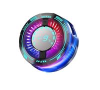 Phone Fan - Magnetic Fan for Phone During Game - Silent Accessories with LED Display for Phone in Travel Streaming Outdoor Games