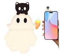 - Phone figure, ghost tablet figure, cute peel-and-stick Convenient to install: the phone figure requires no cutting or tools for setup to get instant application and instant application