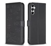 Phone Flip Case Compatible with Galaxy A05S Four-Leaf Clover Wallet Case,Magnetic PU Leather Flip Folio Case with Credit Card Slot Kickstand Shockproof Phone Case Compatible with Galaxy A05S Case Cove