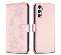 Phone Flip Case Compatible with Galaxy A05S Four-Leaf Clover Wallet Case,Magnetic PU Leather Flip Folio Case with Credit Card Slot Kickstand Shockproof Phone Case Compatible with Galaxy A05S Case Cove