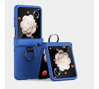Phone Flip Case Hard PC Phone Case with Holder & Hinge Protection Compatible with Honor Magic V Flip , Ultra-Thin Fold Slim Fit Design Cover,Shockproof Anti-Fall Protection Case Case Cover(BlueA)