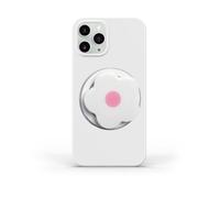 Phone Grip Compatible with Magsafe - Cute Flower Series Multi Functional Magnetic Phone Grip with Expanding Kickstand Include Magnetic Adapter Ring (White)